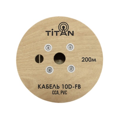 Кабель коаксиальный 10D-FB Titan CCA, 50 Ом